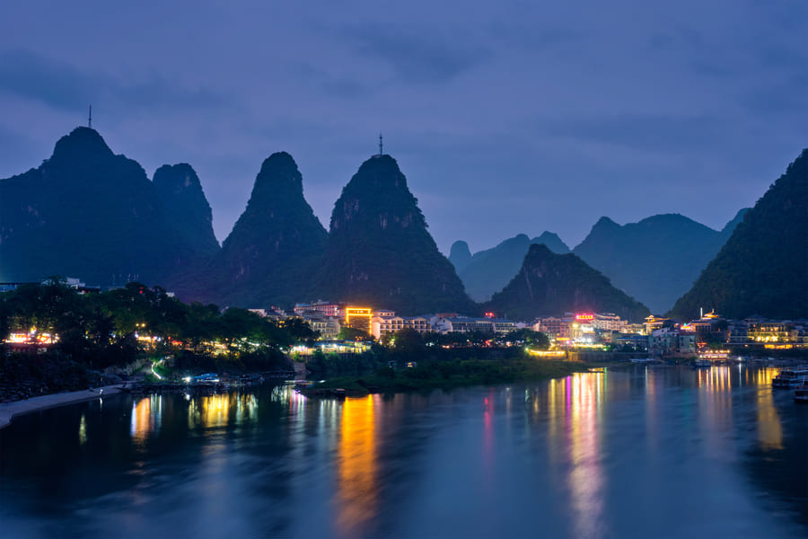 Yangshuo de noche